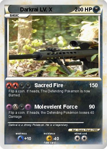 Pokemon Darkrai LV. X