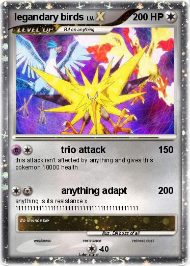 Pokemon legandary birds