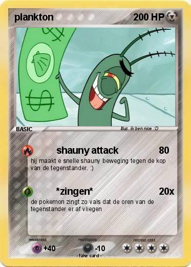 Pokemon plankton