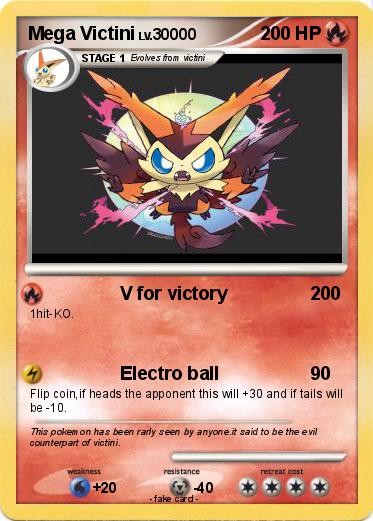 Pokemon Mega Victini