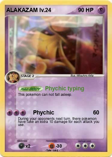 Pokemon ALAKAZAM lv.24
