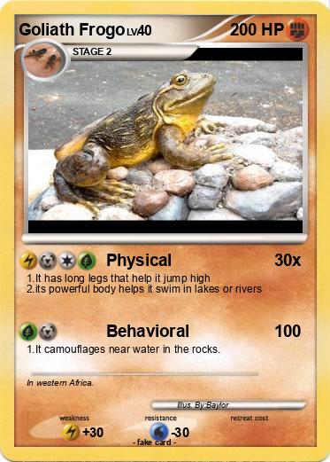 Pokemon Goliath Frogo