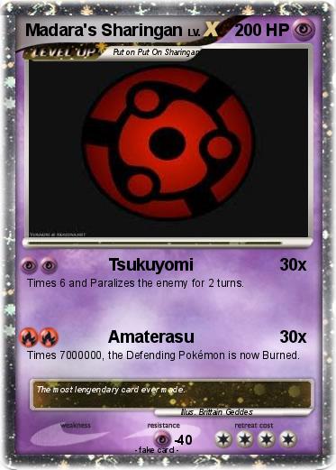 Pokemon Madara's Sharingan