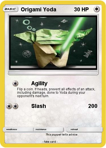 Pokemon Origami Yoda