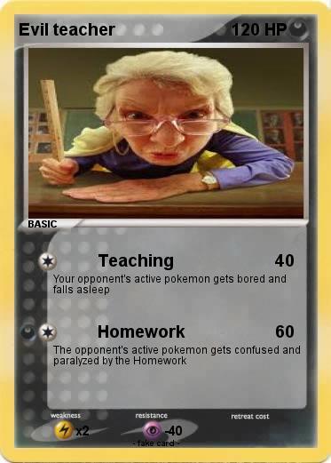 Pokemon Evil teacher