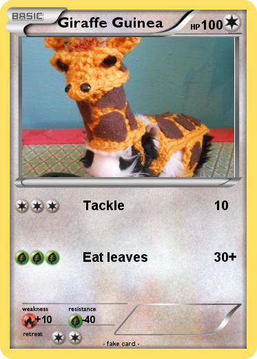 Pokemon Giraffe Guinea