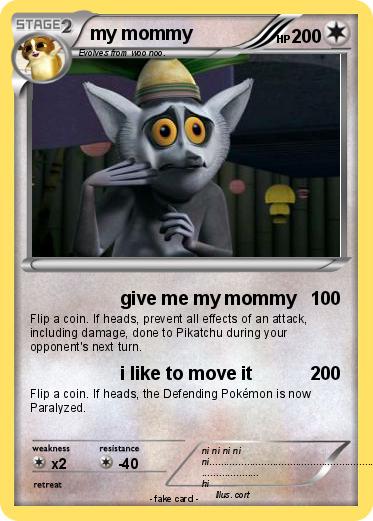 Pokemon my mommy