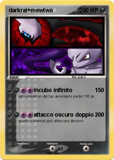Pokemon darkrai+mewtwo