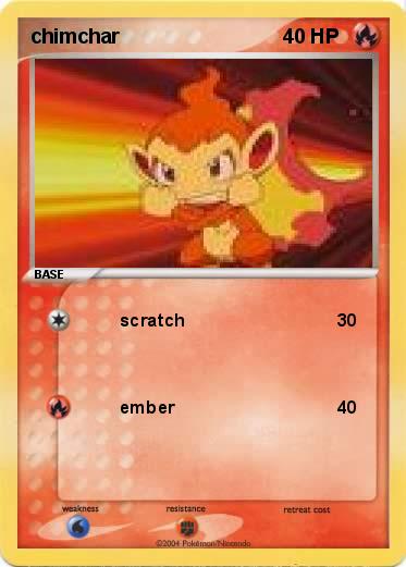 Pokemon chimchar