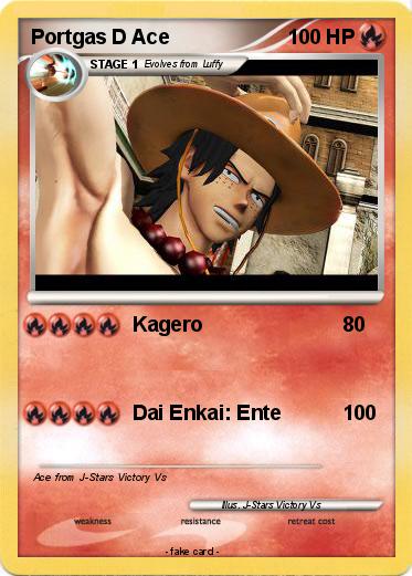 Pokemon Portgas D Ace