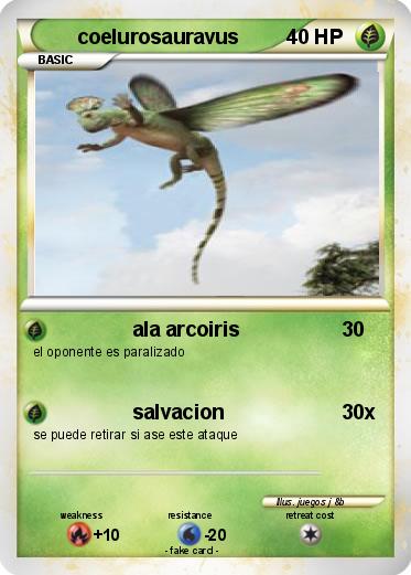 Pokemon coelurosauravus