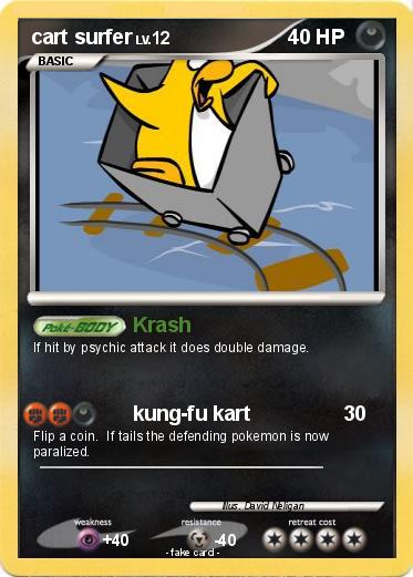 Pokemon cart surfer