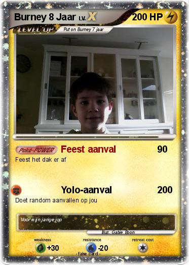 Pokemon Burney 8 Jaar