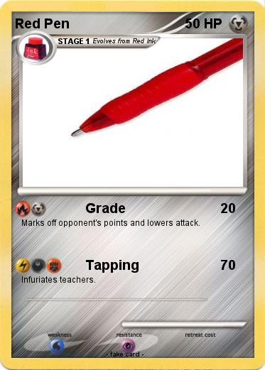 Pokemon Red Pen
