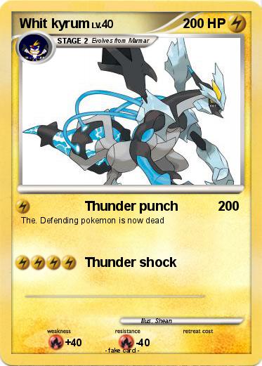 Pokemon Whit kyrum