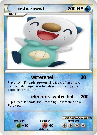 Pokemon oshueowwt