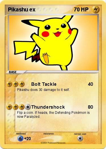 Pokemon Pikashu ex