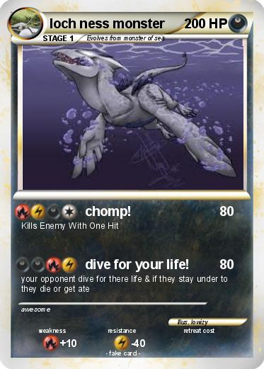 Pokemon loch ness monster