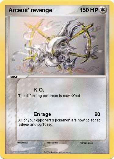 Pokemon Arceus' revenge