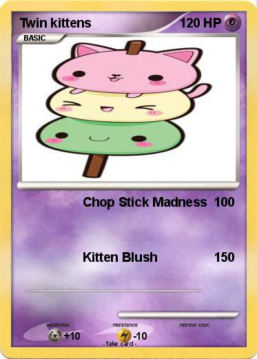 Pokemon Twin kittens