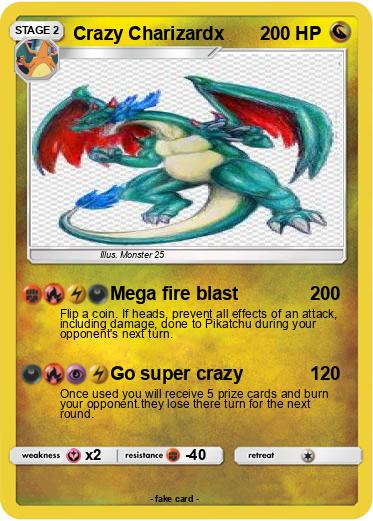 Pokemon Crazy Charizardx