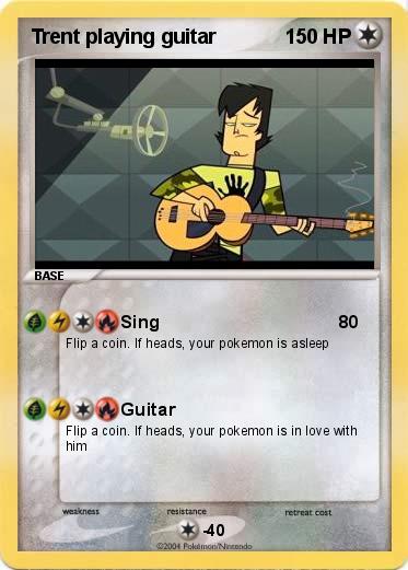 Pokemon Trent playing guitar