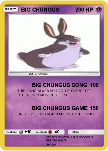 Pokemon BIG CHUNGUS