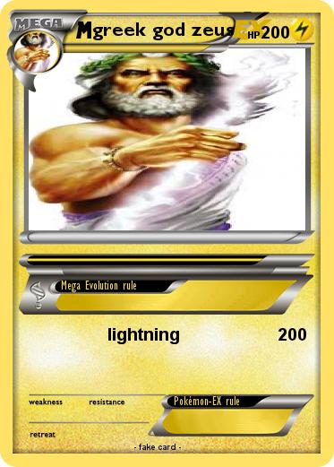 Pokemon greek god zeus
