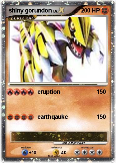 Pokemon shiny gorundon