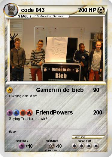 Pokemon code 043