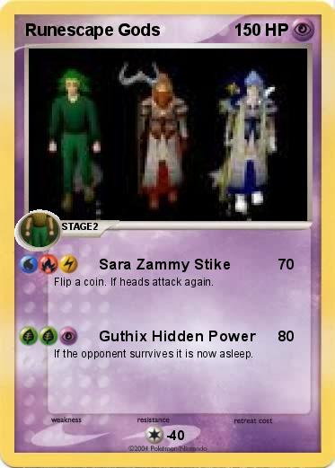 Pokemon Runescape Gods