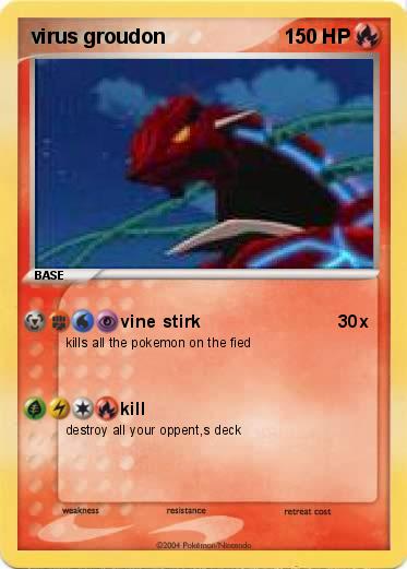Pokemon virus groudon