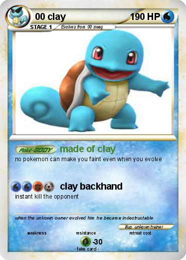 Pokemon 00 clay