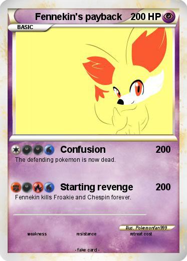 Pokemon Fennekin's payback