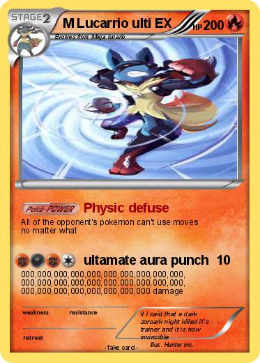 Pokemon M Lucarrio ulti EX