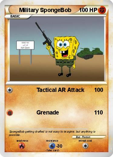 Pokemon Military SpongeBob