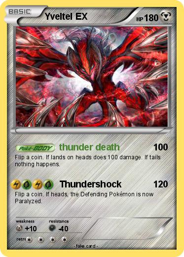 Pokemon Yveltel EX