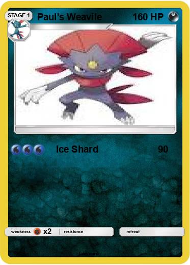 Pokemon Paul's Weavile