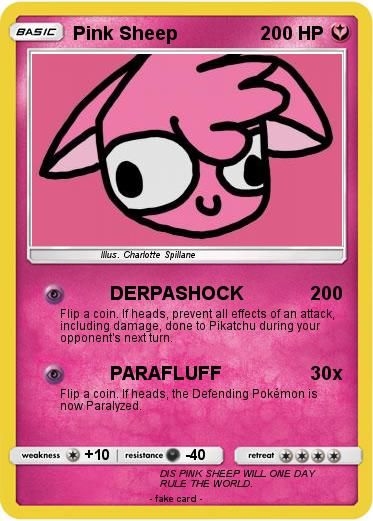 Pokemon Pink Sheep