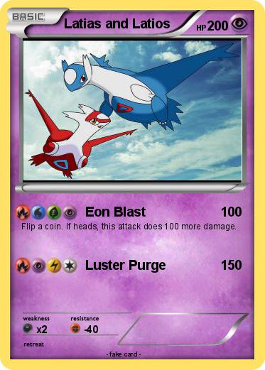 Pokemon Latias and Latios
