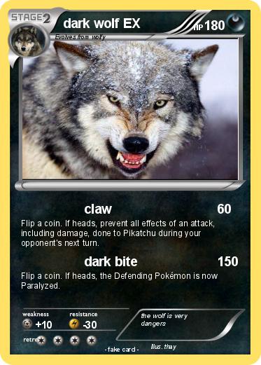 Pokemon dark wolf EX