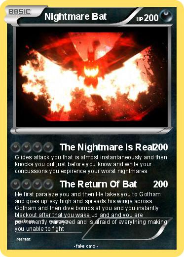 Pokemon Nightmare Bat