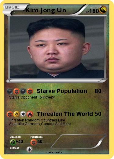 Pokemon Kim Jong Un