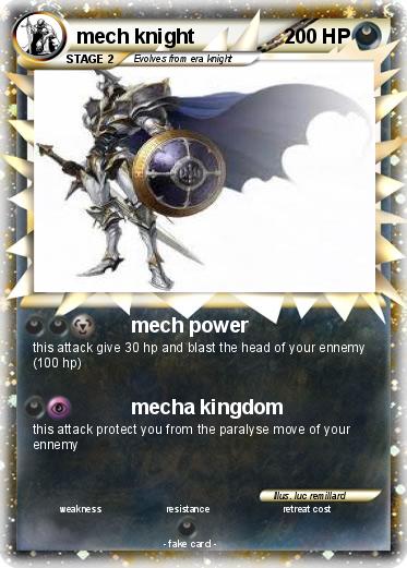 Pokemon mech knight