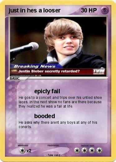 Pokemon just in hes a looser