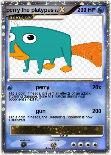 Pokemon perry the platypus