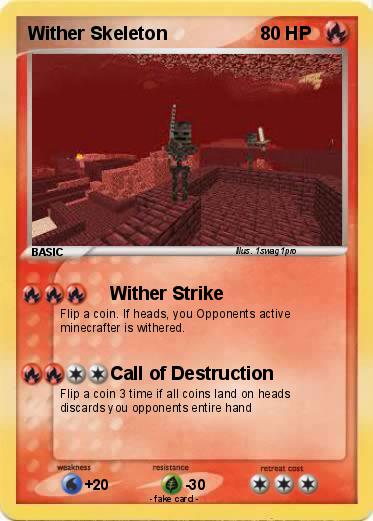 Pokemon Wither Skeleton