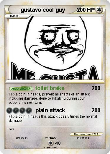 Pokemon gustavo cool guy