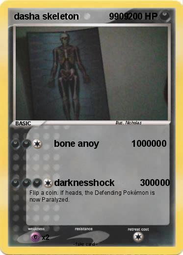 Pokemon dasha skeleton            9909