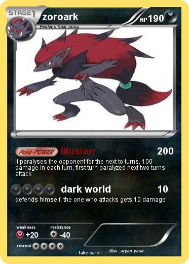 Pokemon zoroark